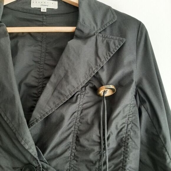 ESSENTIEL ANTWERP Blazer Jacket Black Sz 8 | Eur 38 - Picture 8 of 14